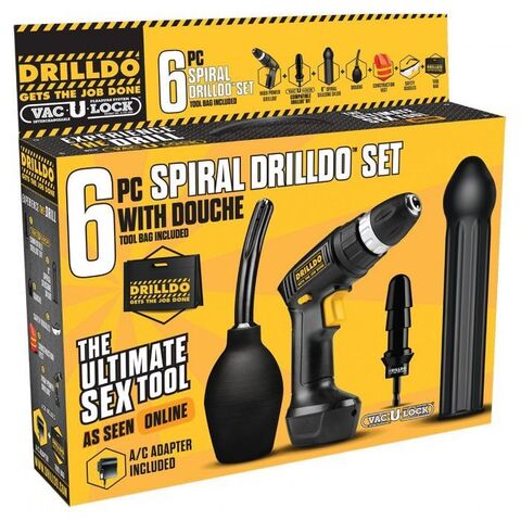 Секс-набор SPIRAL DRILLDO SET 6 PIECE - Drilldo DDS-002