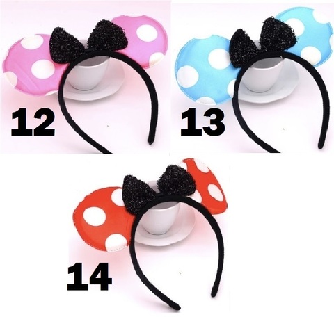 Минни Маус ободок с ушками — Minnie Mouse headbands with ears