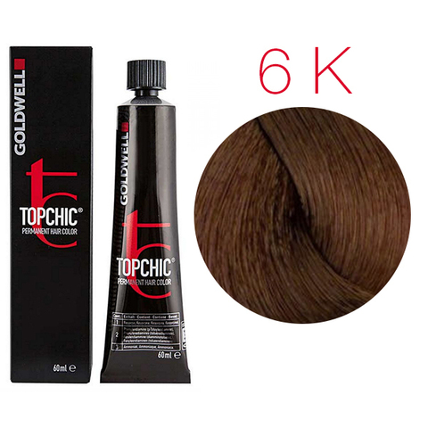 Goldwell Topchic 6K (медный бриллиант) - Стойкая крем-краска