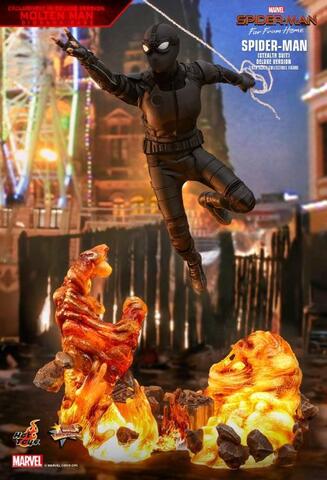 Фигурка Человек паук масштаб 1/6 Человек-паук Вдали от дома Hot Toys Deluxe Version
