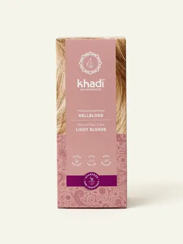 СВЕТЛЫЙ БЛОНД натуральная краска для волос Khadi Naturprodukte, 100 гр