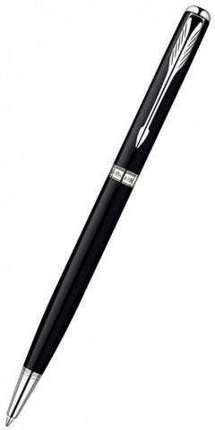 Ручка шариковая Parker Sonnet Slim K430 Essential LaqBlack CT (S0808840)