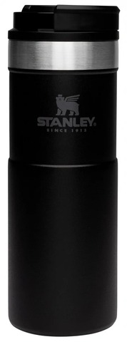 Картинка термостакан Stanley Classic Neverleak 0,35L черный - 1