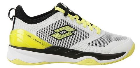 Женские теннисные кроссовки Lotto Mirage 200 Clay W - all white/yellow neon/all black
