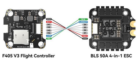 Полётный контроллер SpeedyBee F405 V3 BLS + ESC 50A Stack