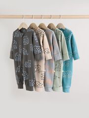 Комбинезон / Cлип для малышей Next E19-561, 5 шт., Бежевый, Серый, Голубой