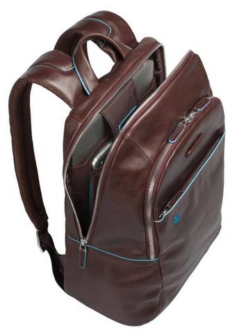 Рюкзак унисекс Piquadro Blue Square, красный, кожа натуральная (CA3214B2/R)