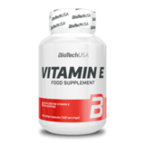Витамин Е, Vitamin E, BioTechUSA, 100 желатиновых капсул 1