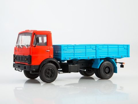 MAZ-5337 flatbed truck red-blue 1:43 Legendary trucks USSR #4