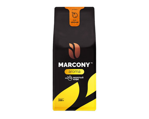 купить Кофе молотый Marcony Aroma со вкусом Апельсина, 200 г