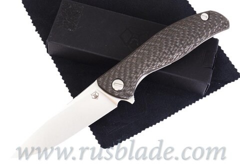 Shirogorov F3 M390 Exclusive Orange CF Timascus clip MRBS 