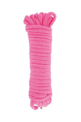 Розовая веревка для связывания Sweet Caress Rope - 10 метров - Sweet Caress 505107