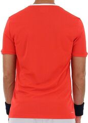 Теннисная футболка Lotto Squadra II Tee PL - cliff red