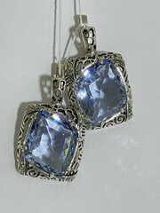 Миконос (серьги из серебра)