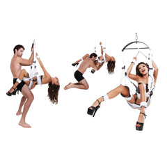 Секс-качели Fantasy Bondage Swing White - 