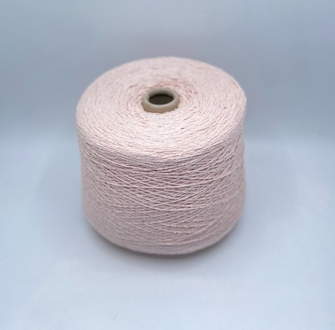 Бобинная пряжа (пр.Италия).art-Seta bourette 2/900 450/100гр, 100%Буретный шелк, цвет-Абрикос, арт.34010
