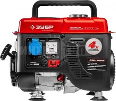 Генератор Зубр бензиновый   4-х тактный  ручной пуск   800/650Вт  220В
