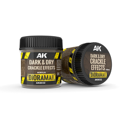 Паста для моделирования AK Interactive Dark & Dry Crackle Effects 100ml