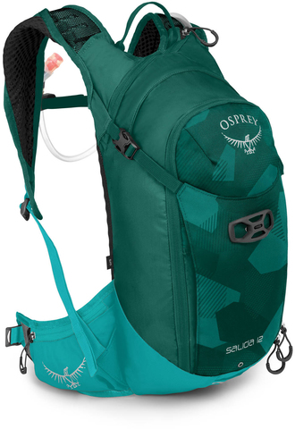 Картинка рюкзак велосипедный Osprey Salida 12 Teal Glass - 1