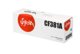 Картридж Sakura CF381A (312A) для HP, голубой, 2700 к.