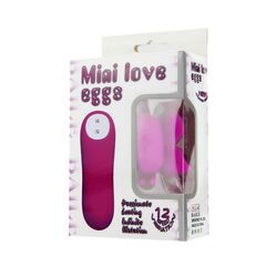 Силиконовая бабочка Mini Love Egg для массажа клитора - 