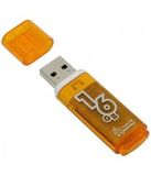 Флешка 16 GB USB 2.0 SmartBuy Glossy (Оранжевый)