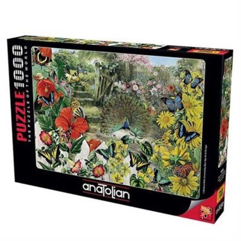 Puzzle Bahçedeki Tavuskuşu. Peacock in the Garden 1000 pcs