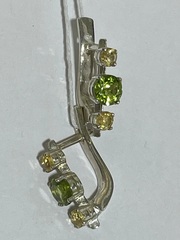 Гламур 10 ( серьги из серебра)