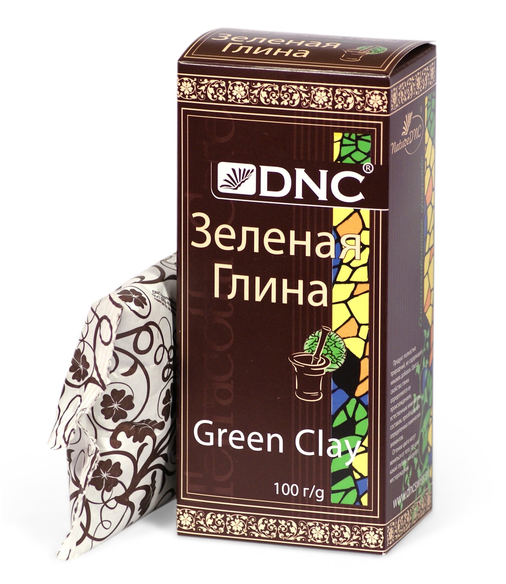 DNC Глина косметическая зеленая (сухая) 100г