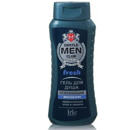 Gentlemen club Гель для душа FRESH освежающий 400 мл. Iris