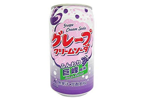 Лимонад со вкусом винограда и крем соды Tominaga, 350мл