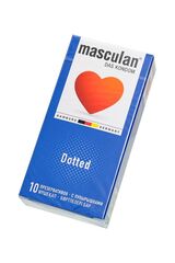 Презервативы с пупырышками Masculan Dotted - 10 шт. - 