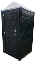 Туалетная Кабина  "Рецикл" в разборе Экомарка  пластиковый поддон T-14 (1060x1060x2200см;65кг;черный) - арт.561343