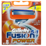 Сменные лезвия Gillette Fusion Power 8 шт из Японии