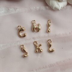 Буква G позолота, 13 мм, 1 шт, П681