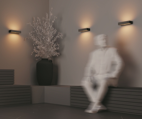 Уличный настенный светодиодный светильник Maytoni Lot O428WL-L20GF3K