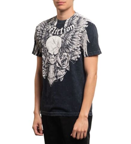 Affliction | Футболка мужская Crossed Over Tee A27249 слева