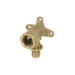 Уголок TECE с настенным креплением 20 х 1/2'', латунь