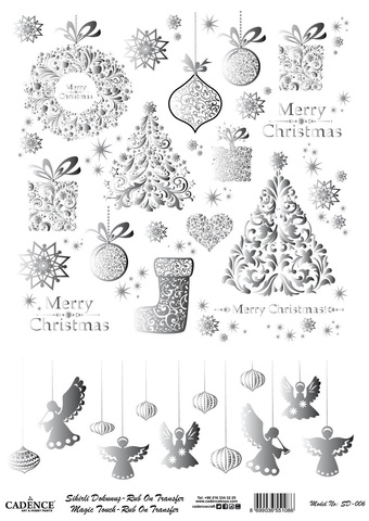 Натирка Cadence серебро SD006 30*42см