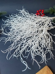 Букет, искусственная зелень, цвет Белый, 43 см, набор 2 букета