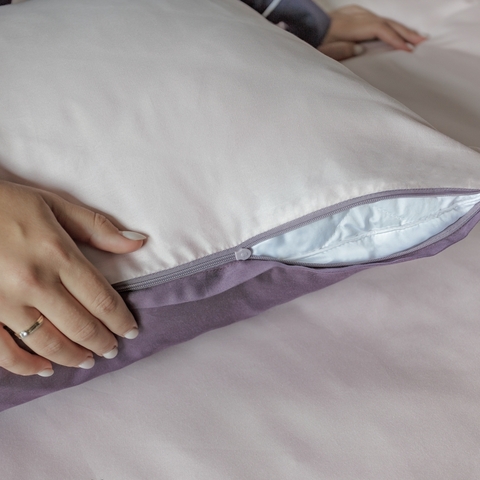 Постельное бельё двустороннее LaPrima сатин (дуэт) - Слива - купить 2