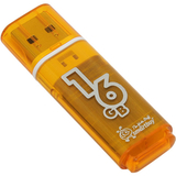 Флешка 16 GB USB 2.0 SmartBuy Glossy (Оранжевый)
