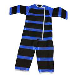 Липучий костюм синий, размер М, для роста 1.3м-1.55 м