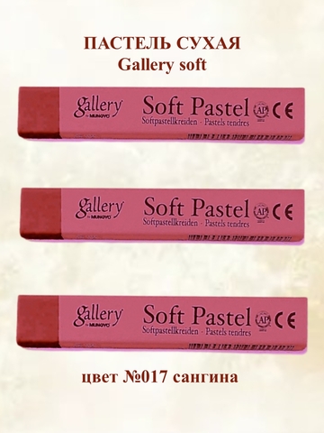 Пастель сухая мягкая MUNGYO №017 (3шт)
