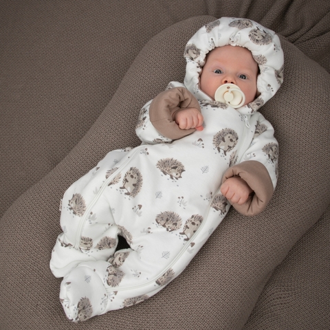 Утеплённый комбинезон из интерлока