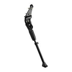 Подножка 20"-28" NH-KF25AAJ NUVO задняя, креп. на 2 пера вилки, телескоп., ал., черная/390002