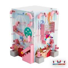 Интерактивная стена «Городок чудес», 1,2×1,2×1,8 м