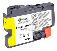 Картридж струйный G&G GG-LC3239XLY желтый (52мл) для Brother HL-J6000DW/J6100DW
