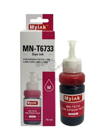 Чернила для EPSON L800/L1800/ L100/ L200 EI-M76 (70мл,Magenta Dye) MyInk