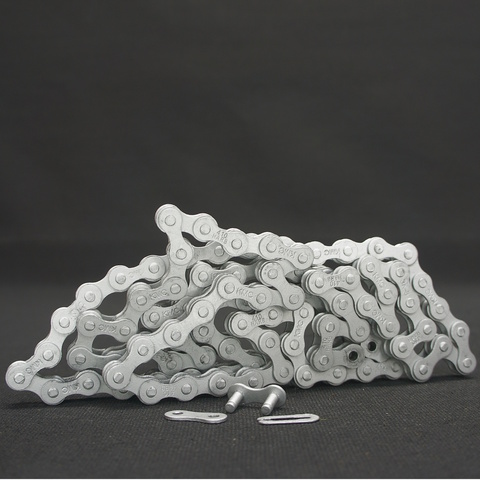 Цепь для велосипеда KMC 410 WIDE OEM 1ск. 100 звеньев Grey